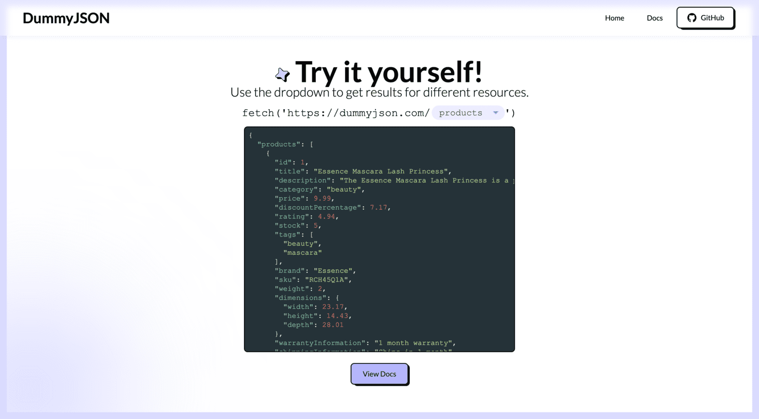DummyJSON
