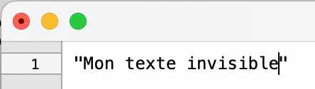 ADS Texte Invisible