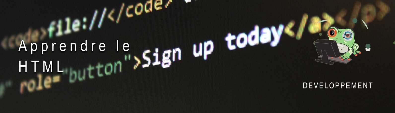 Apprendre le HTML