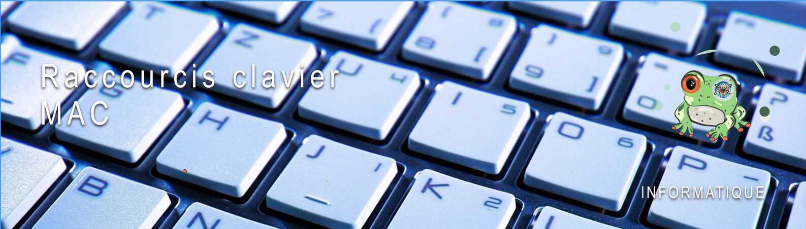 Raccourcis clavier MAC